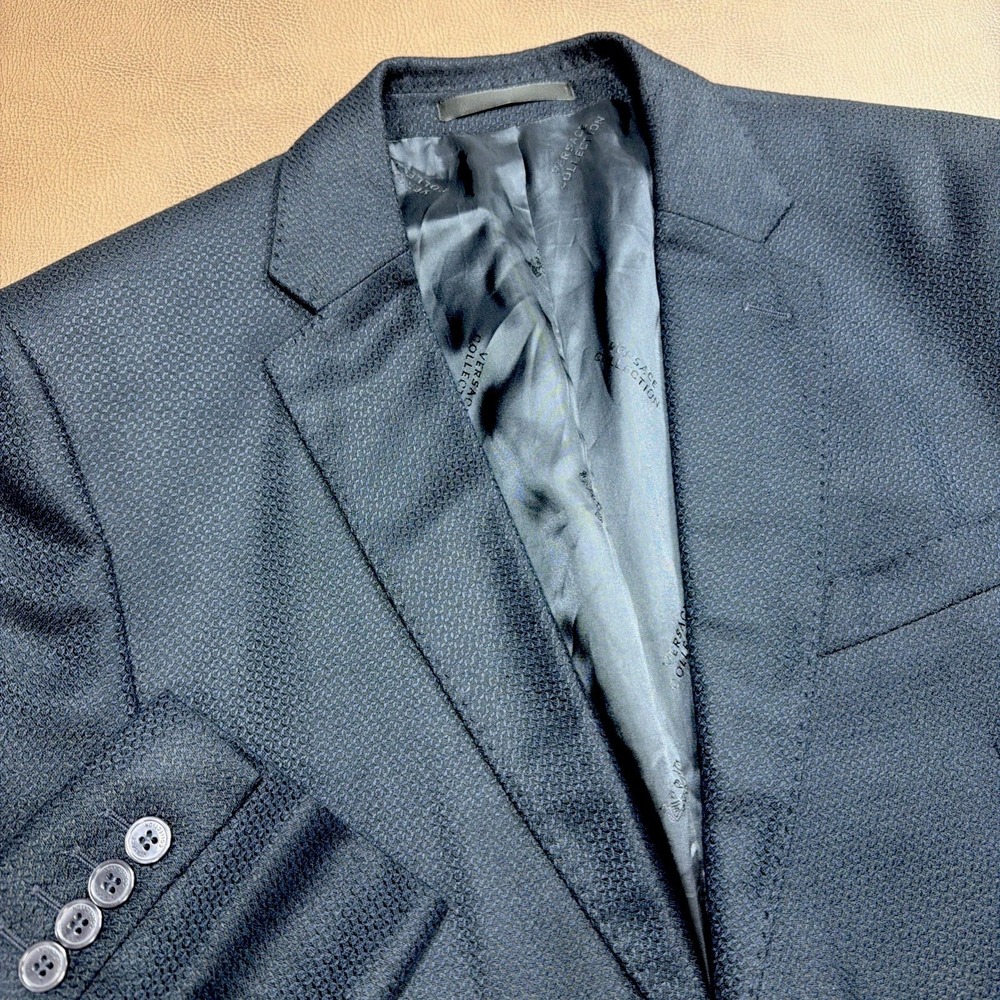 GIANNI VERSACE Collection Sport Coat Blazer Men 40R US / 50 EU Bamboo Patterned
